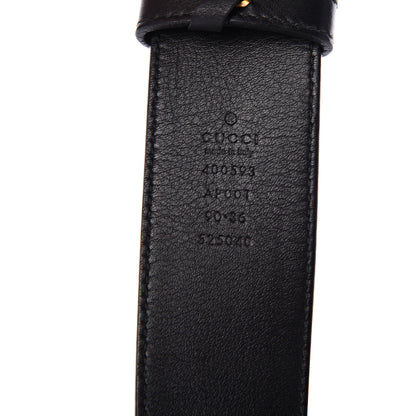 Gucci Calfskin Double G 40mm Belt 90 36 Black 3 of 7