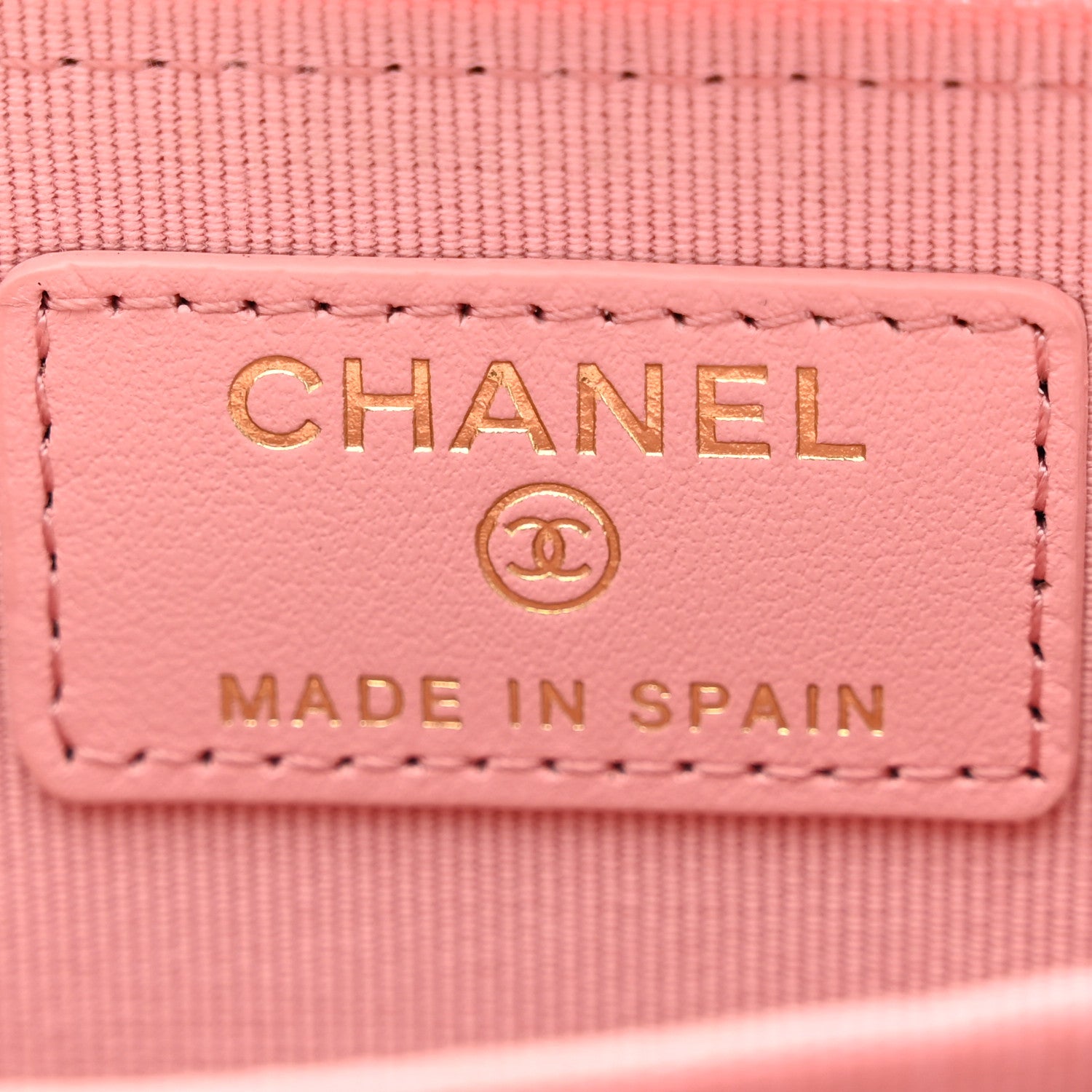 Chanel Caviar Quilted Zip Coin Purse Pink 6 of 10