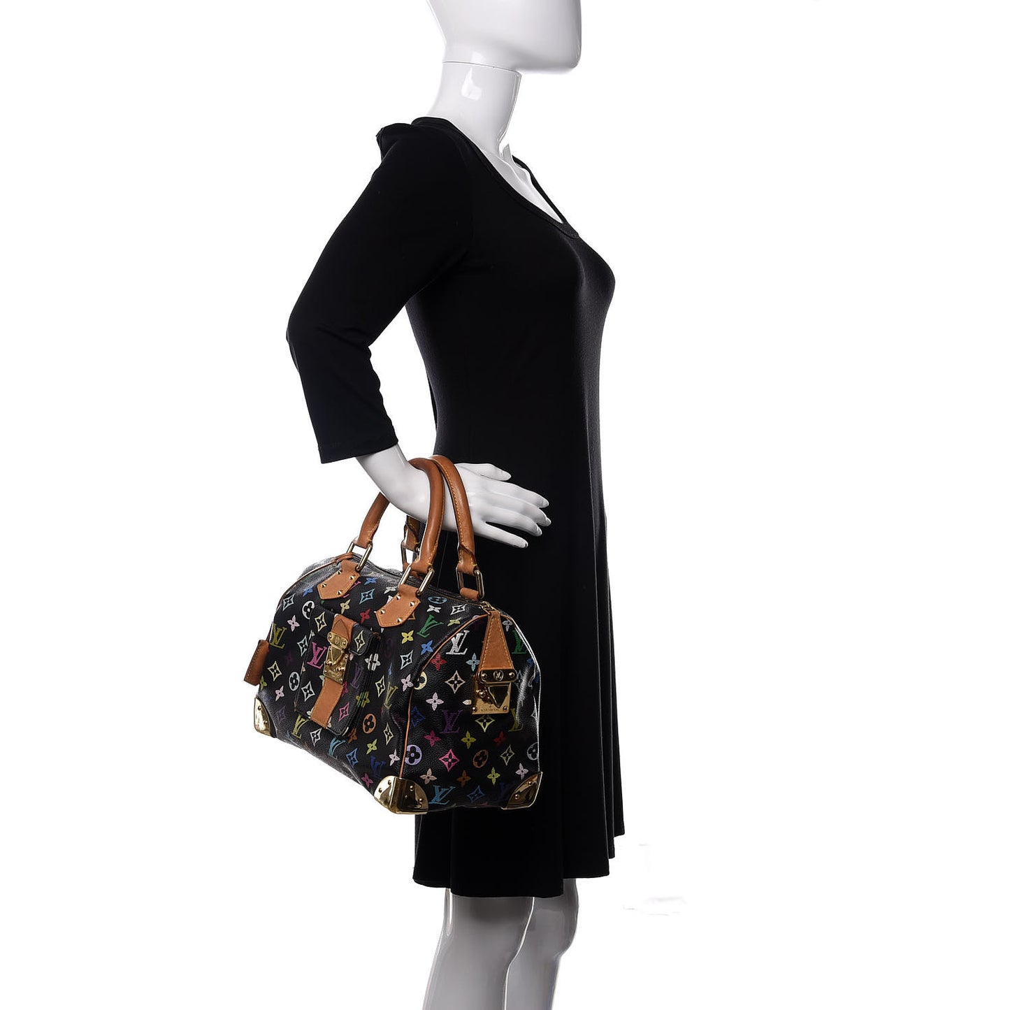 Monogram Multicolor Speedy 30 Black