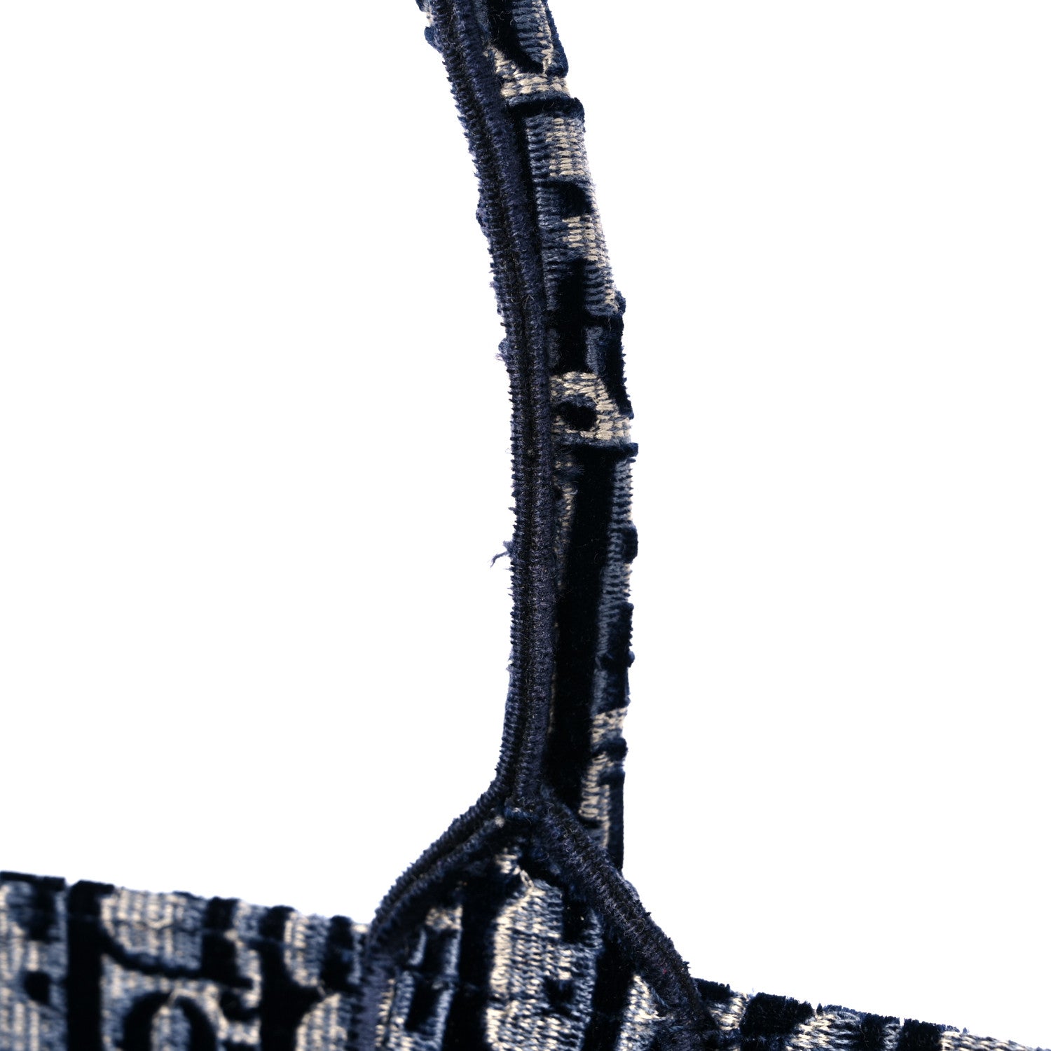 Christian Dior Oblique Velvet Medium Book Tote Blue Multicolor 18 of 18