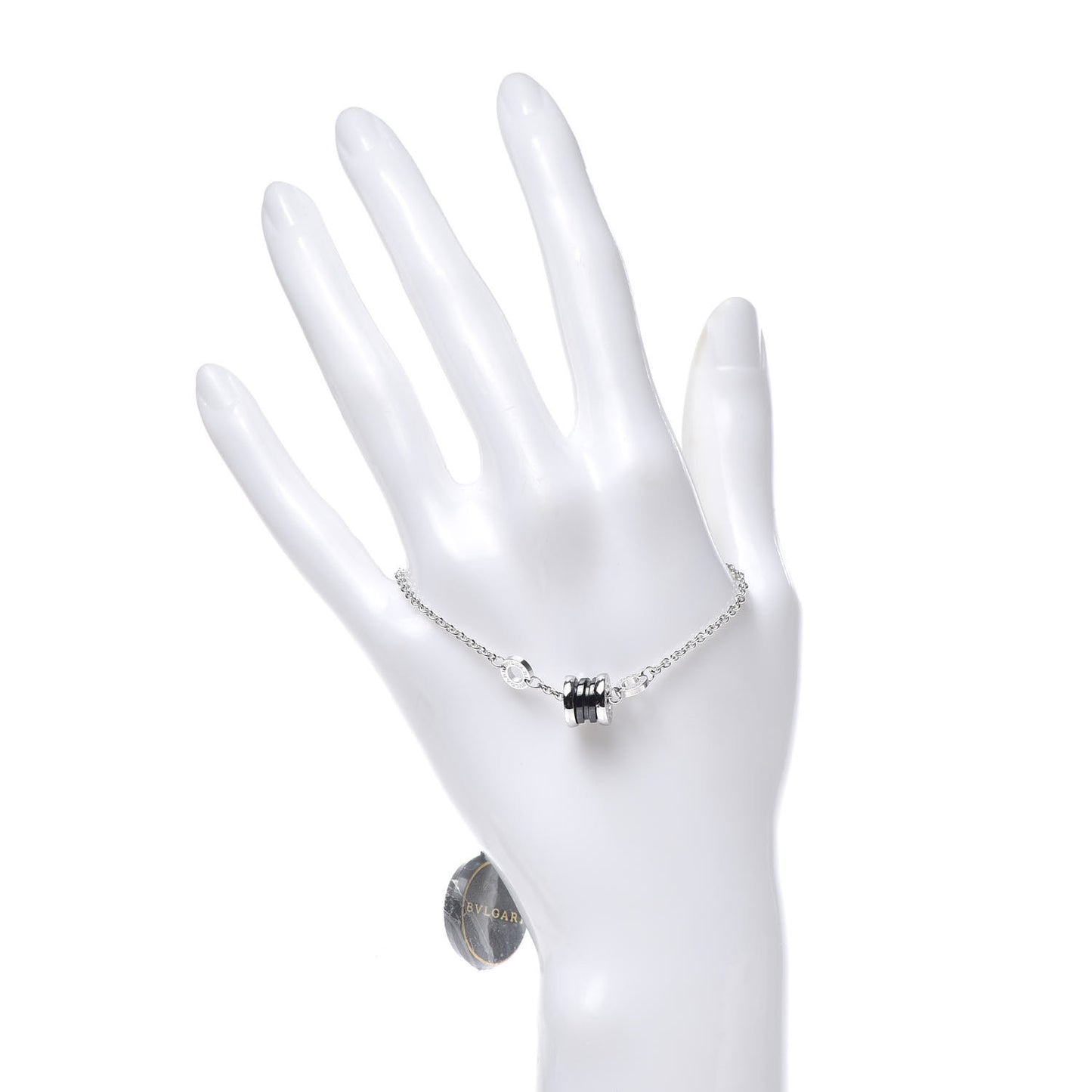 Sterling Silver Black Ceramic Save the Children Bracelet SM