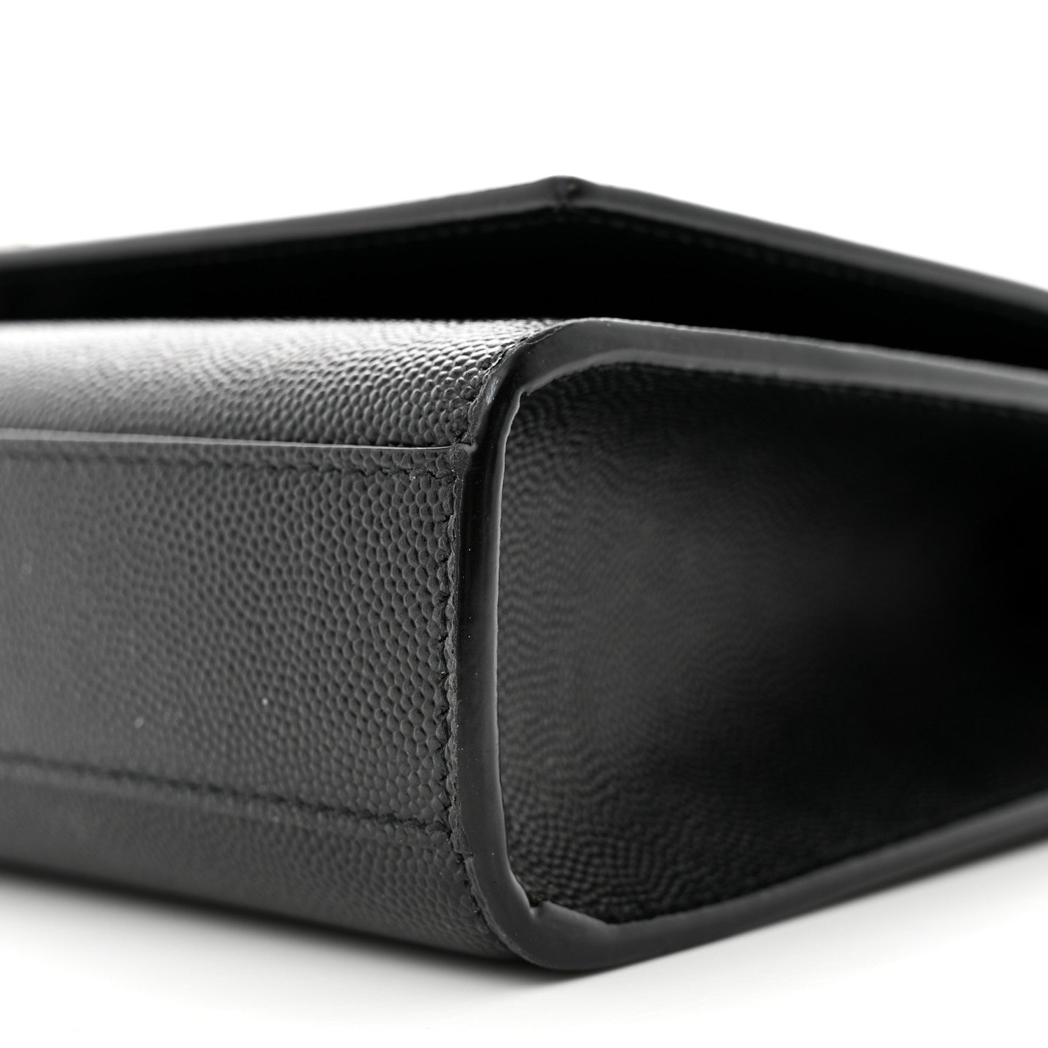 Saint Laurent Grain De Poudre Medium Classic Monogram Kate Satchel Black 10 of 15