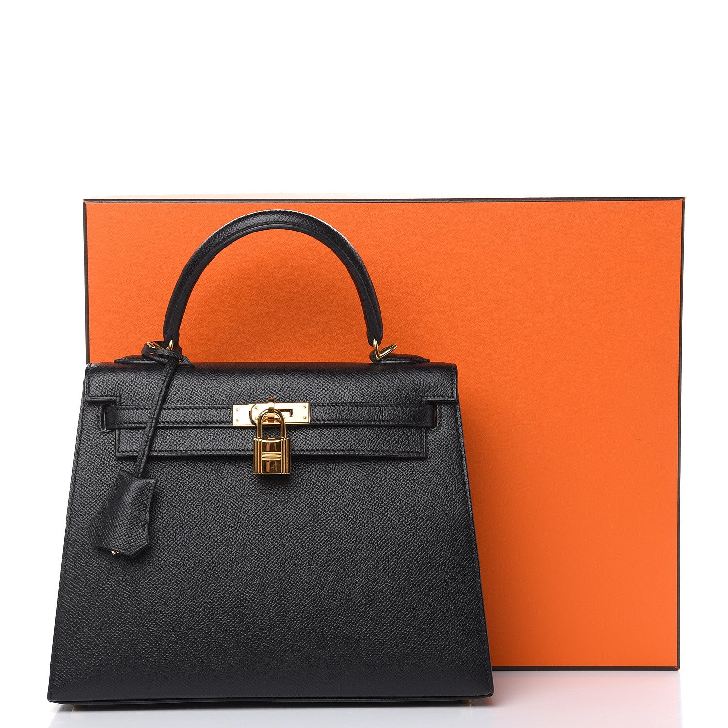 Hermes Epsom Kelly Sellier 25 Black 34 of 34