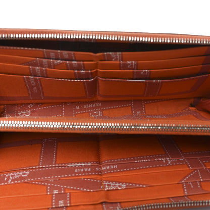 Hermes Epsom Silk'In Wallet Brique 5 of 6