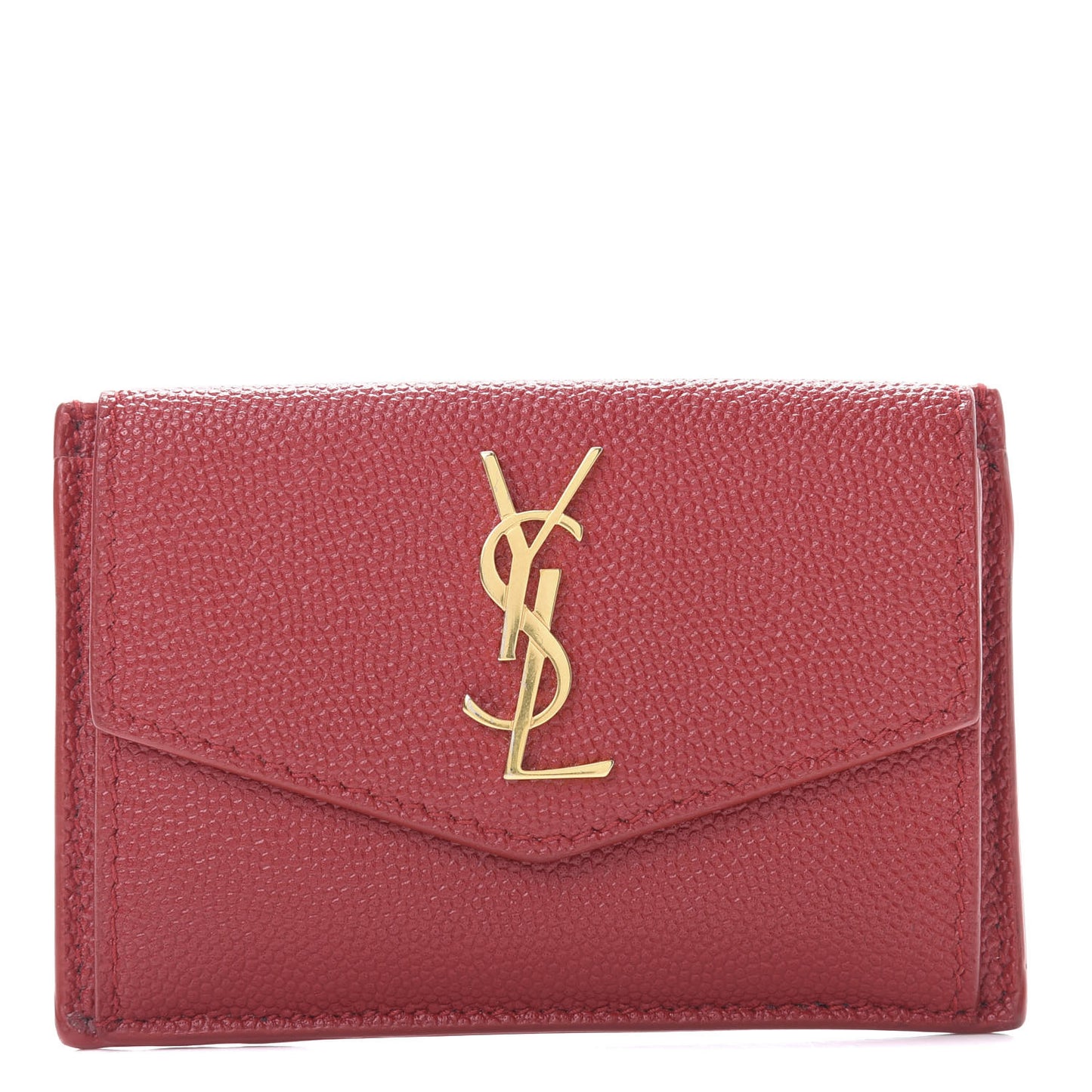 Grain De Poudre Uptown Monogram Card Case New Red