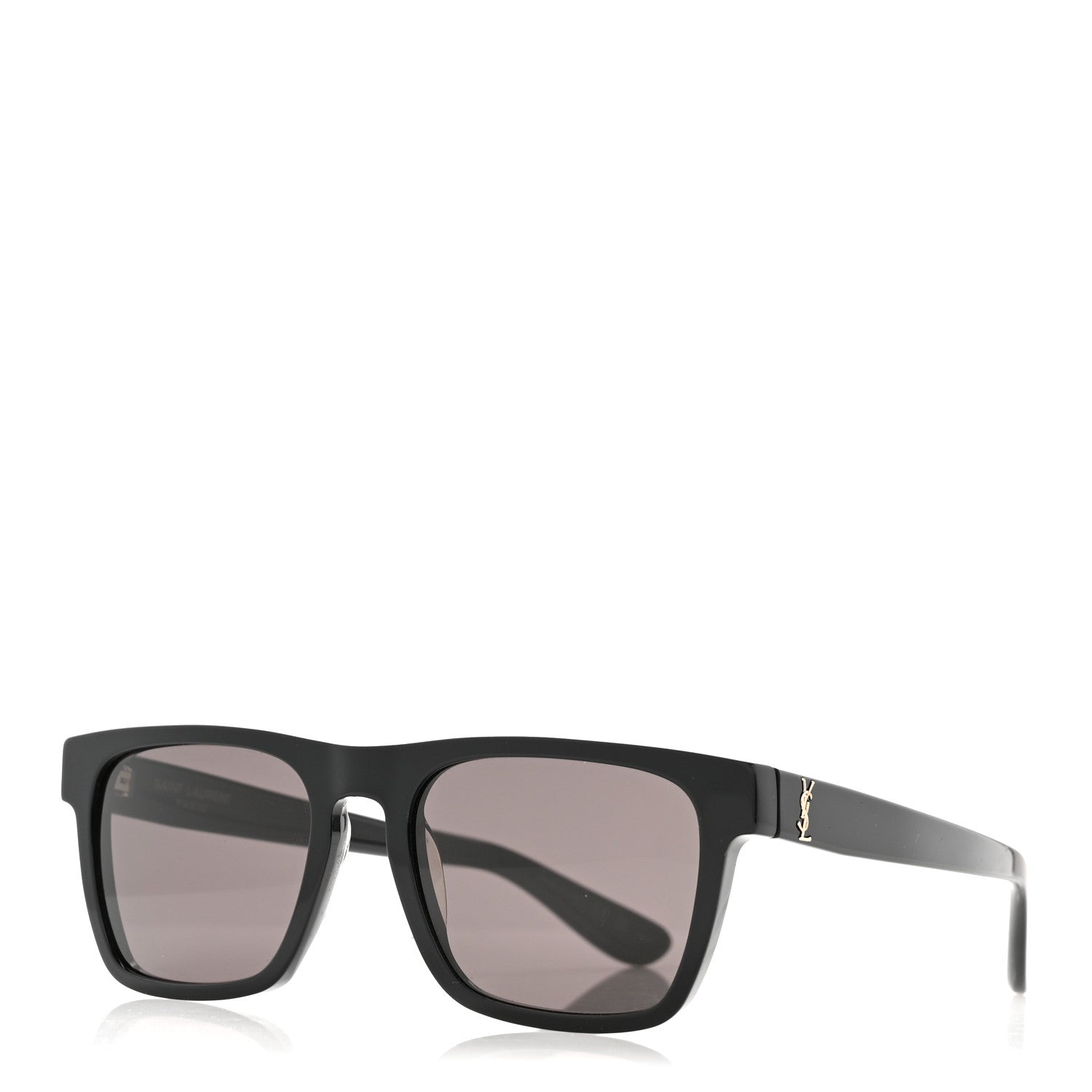 Saint Laurent Square Acetate SLM13 Sunglasses Black 1 of 8