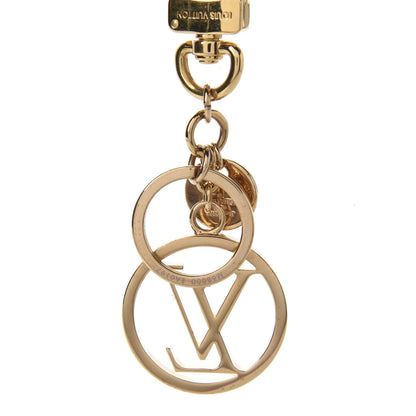 Louis Vuitton LV Circle Bag Charm Key Holder Gold 3 of 4