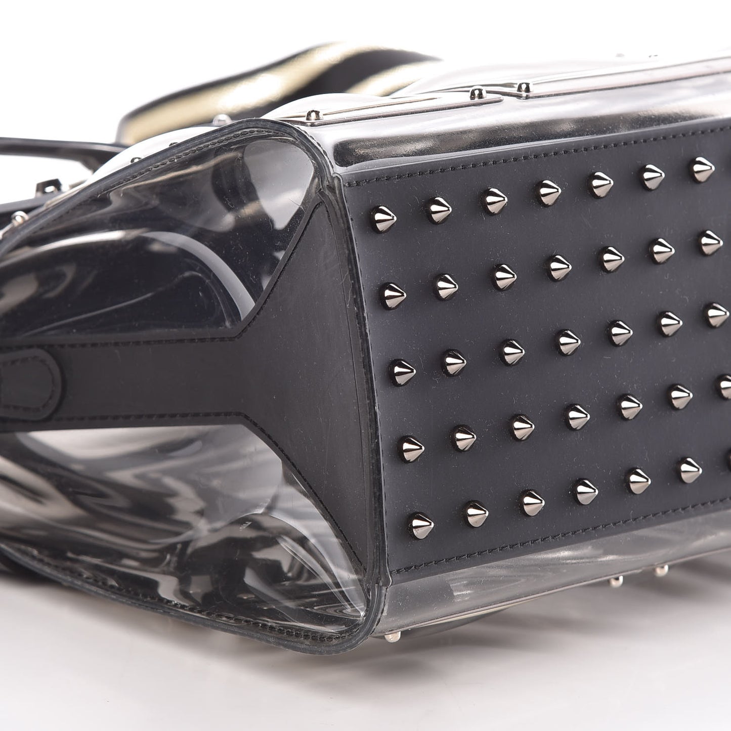 Vinyl Gladiator Tempete Satchel Antique Silver Gold