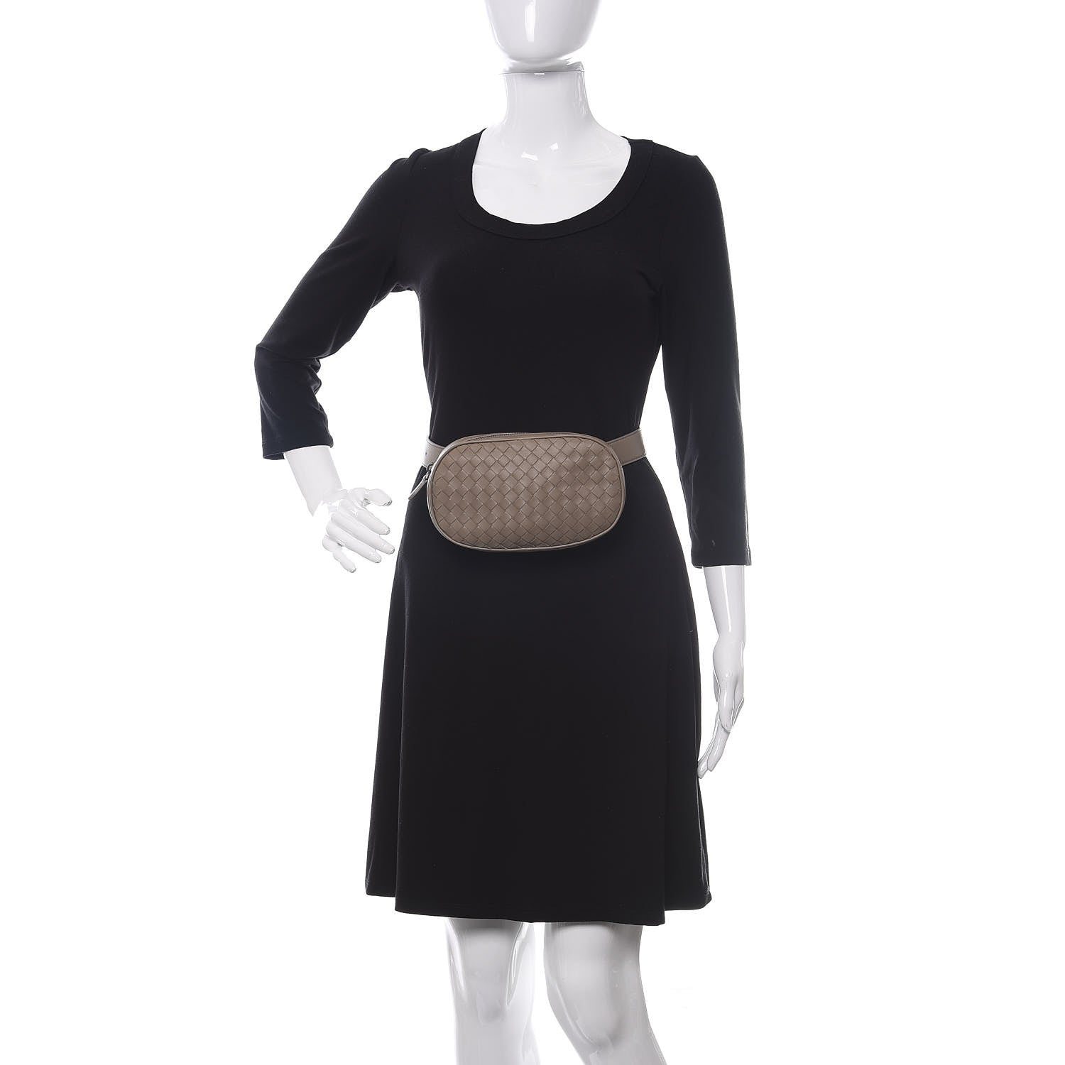 Bottega Veneta Nappa Intrecciato Belt Bag Mink 2 of 9