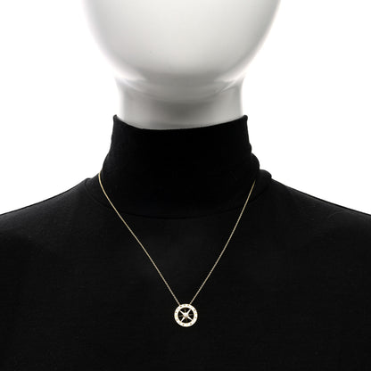 Roberto Coin 18K Yellow Gold Diamond Tiny Treasurers Compass Pendant Necklace 2 of 5