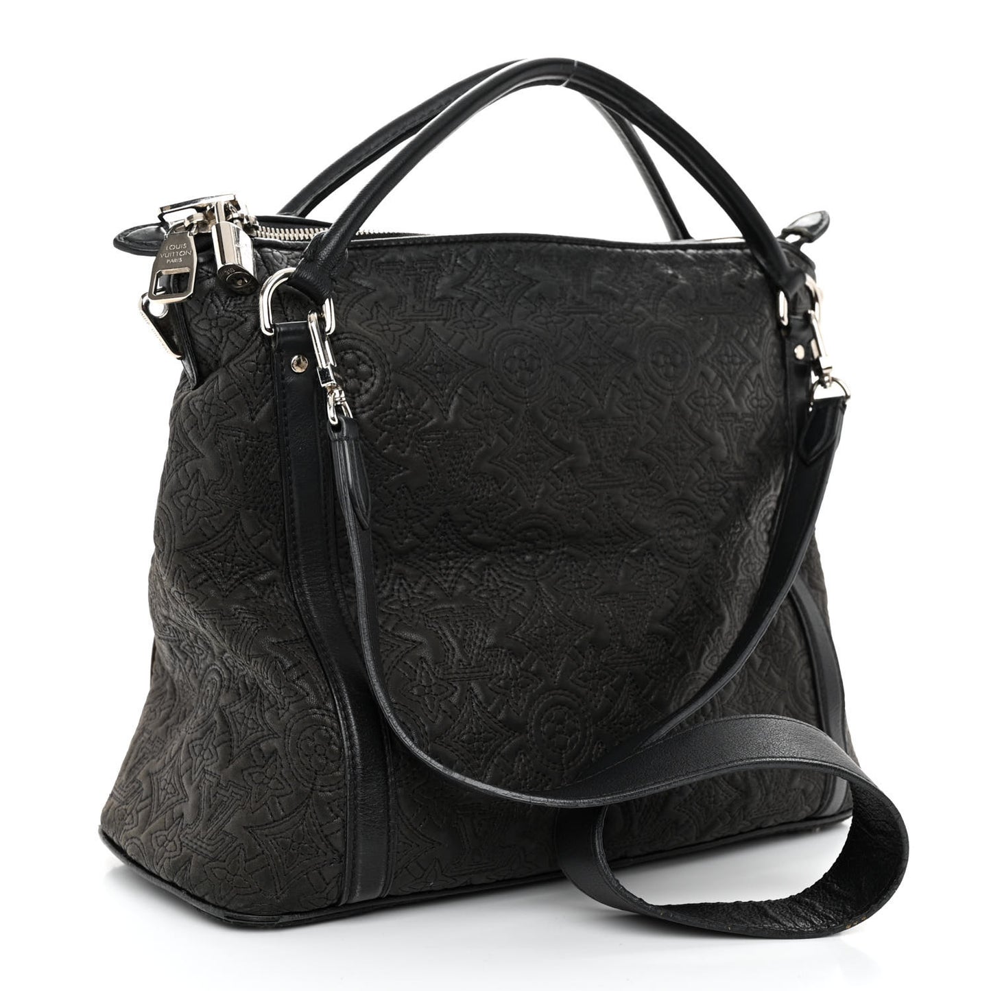 Monogram Lambskin Antheia IXIA PM Black