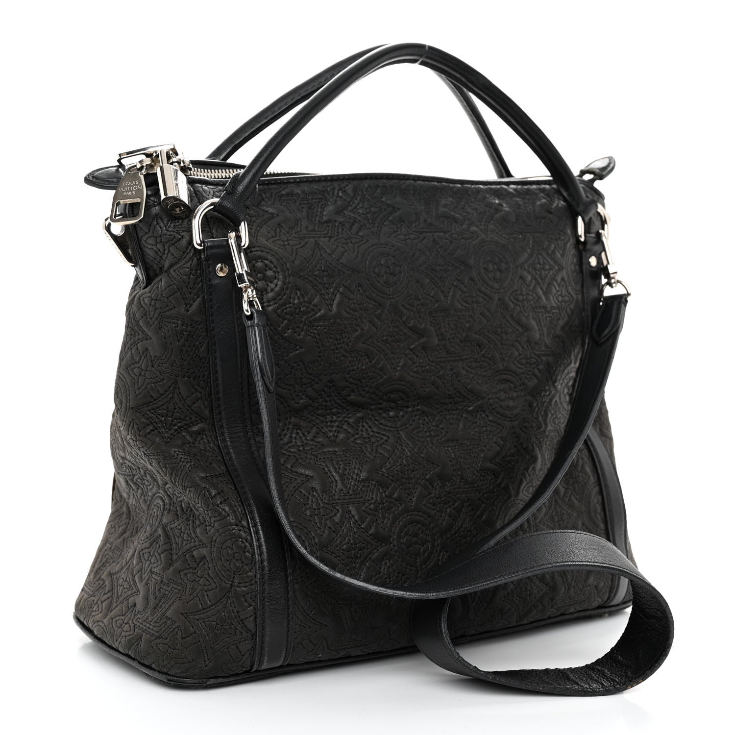 Louis Vuitton Monogram Lambskin Antheia IXIA PM Black 3 of 15