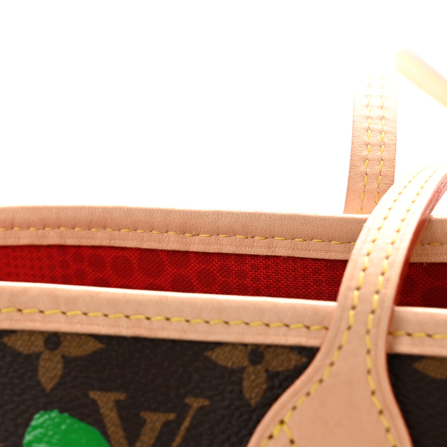 LV X YK Monogram Dots Neverfull MM