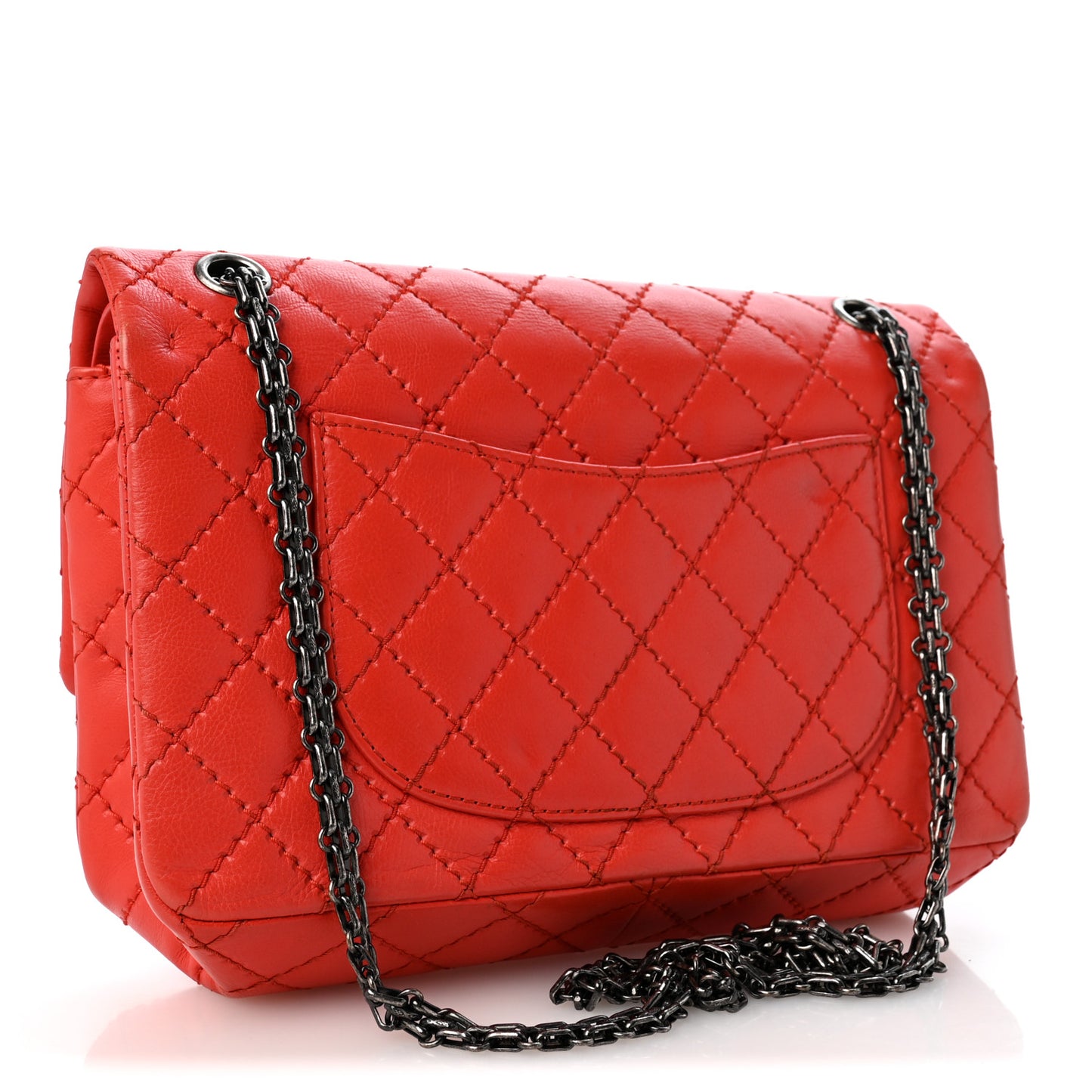 Calfskin Stitched 2.55 Reissue 226 Flap Red