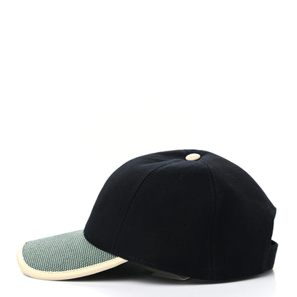 Hermes Cotton Tess Pop Cap 58 Bleu Minuit Marine 4 of 9