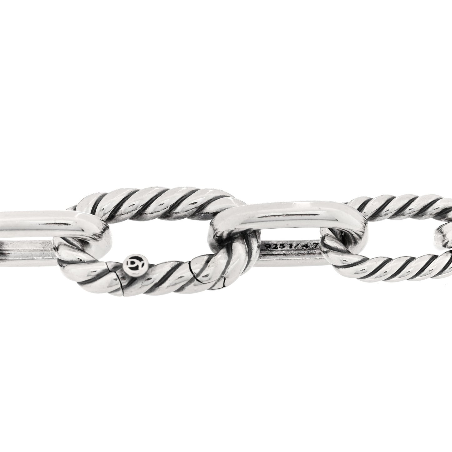 Sterling Silver 18K Yellow Gold 8.5mm Madison Chain Bracelet