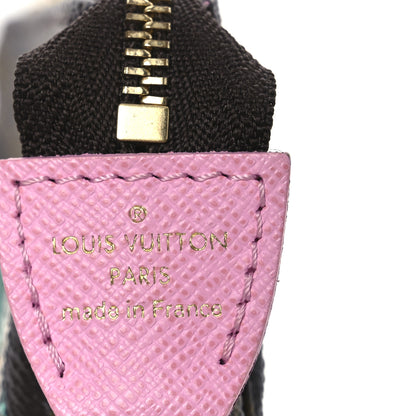 Louis Vuitton Monogram 2022 Christmas Animation Paris Mini Pochette Accessories Pink 6 of 13