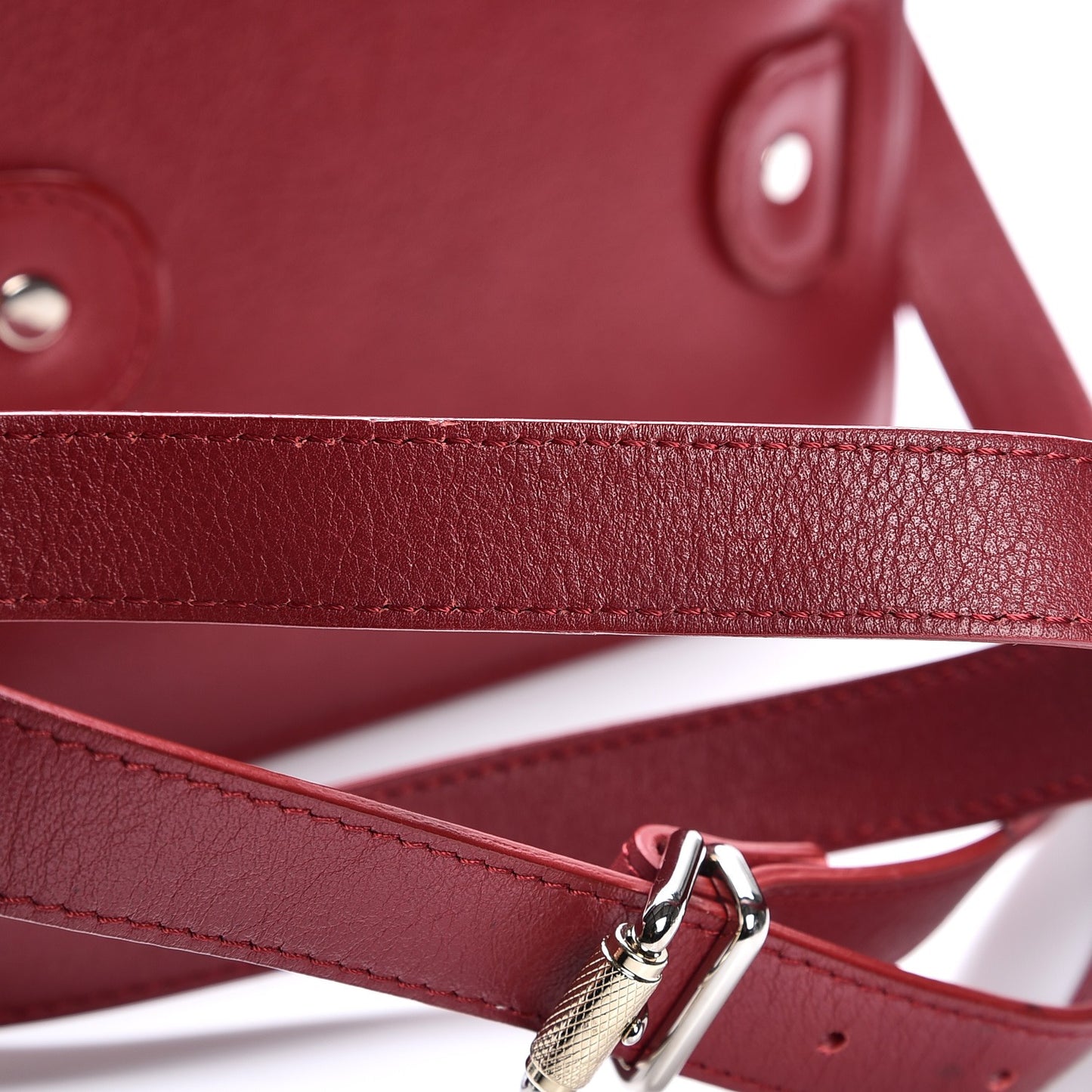 Calfskin PS11 Tiny Shoulder Bag Crimson