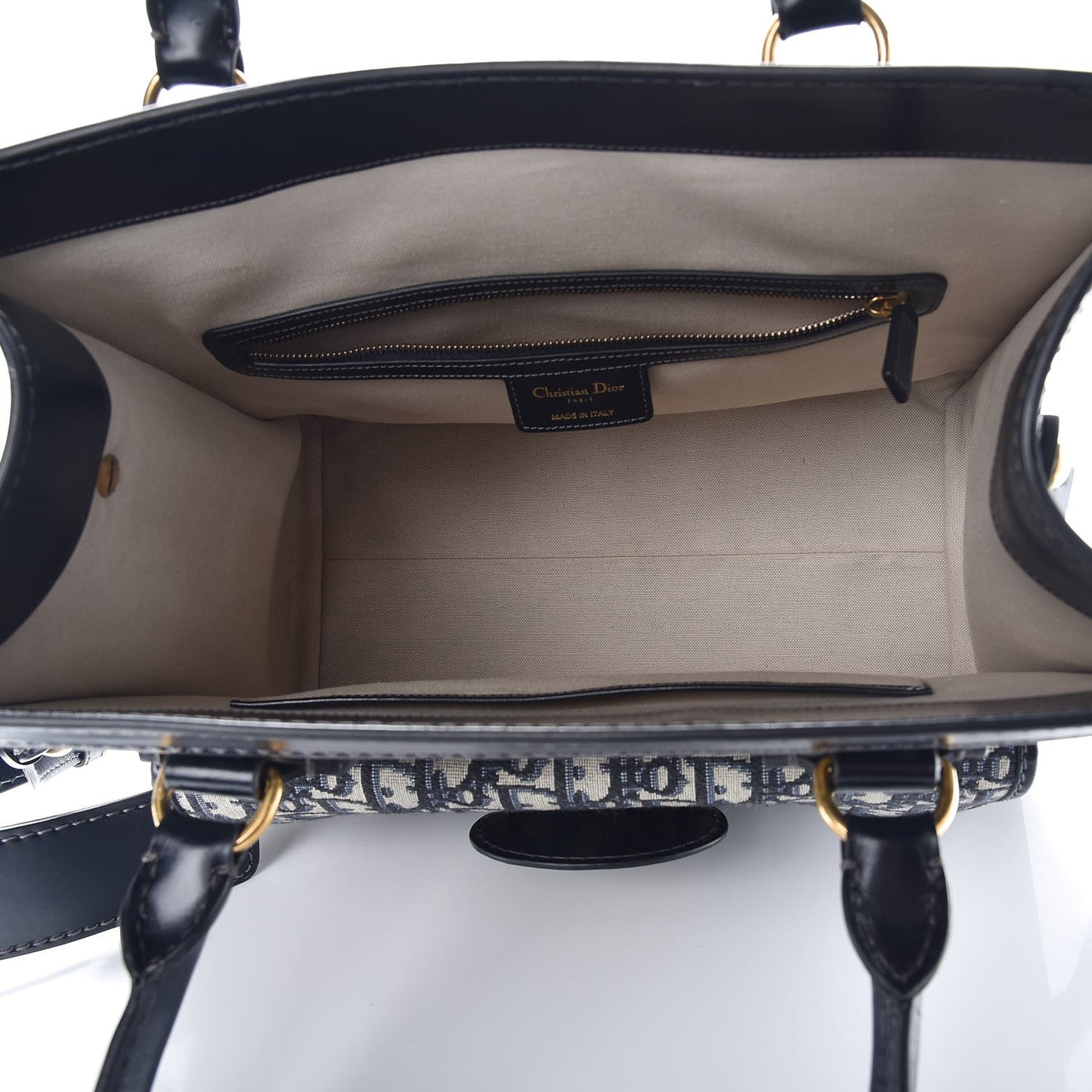 Oblique Tote Bag Blue