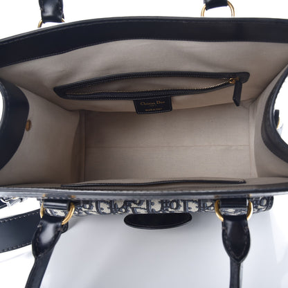 Christian Dior Oblique Tote Bag Blue 6 of 8