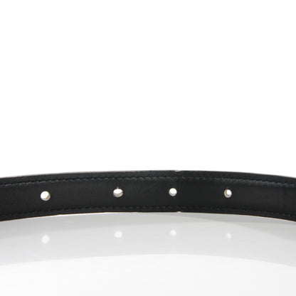 Hermes Box Courchevel 18mm H Belt 75 Black Gold 7 of 10