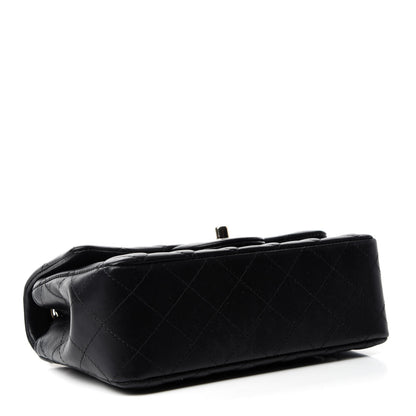 Chanel Lambskin Quilted Mini Rectangular Flap Black 4 of 11