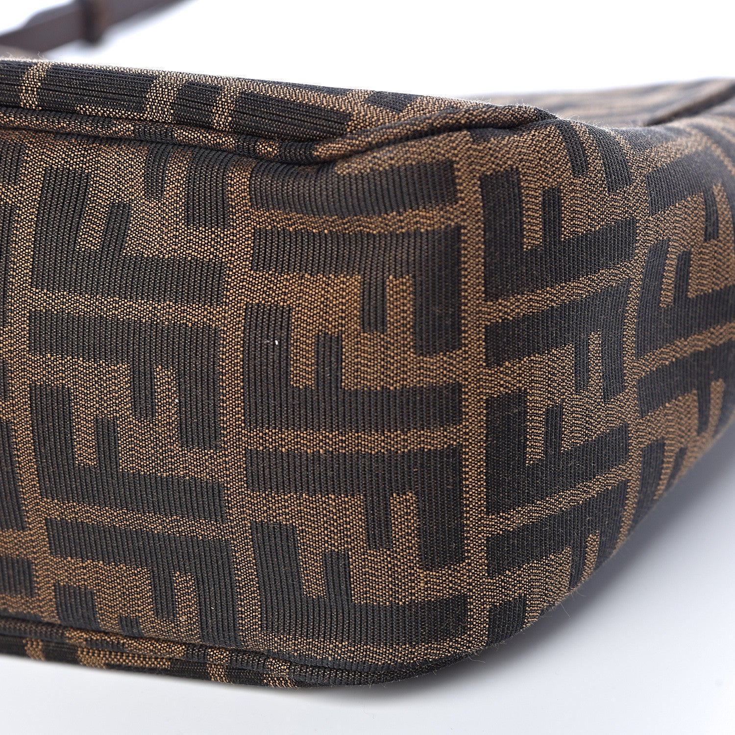 Fendi Zucca Vitello Artic Messenger Bag Tobacco Castagna 11 of 12