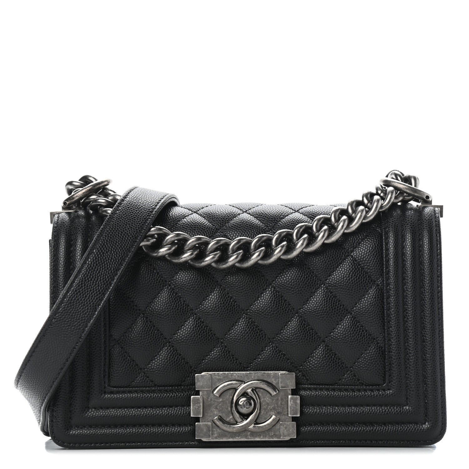 Chanel Caviar Quilted Small Boy Flap Black 1 of 6
