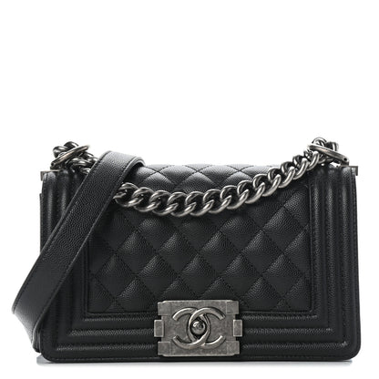 Chanel Caviar Quilted Small Boy Flap Black 1 of 6