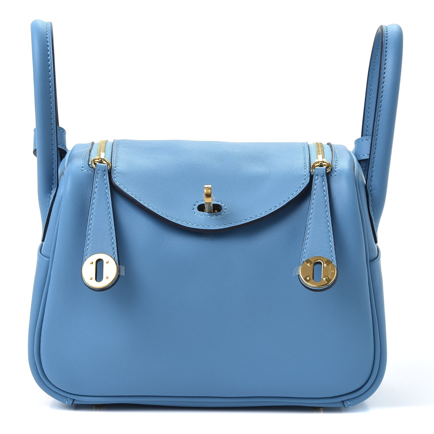 Hermes Swift Mini Lindy 20 Bleu Du Nord 1 of 9
