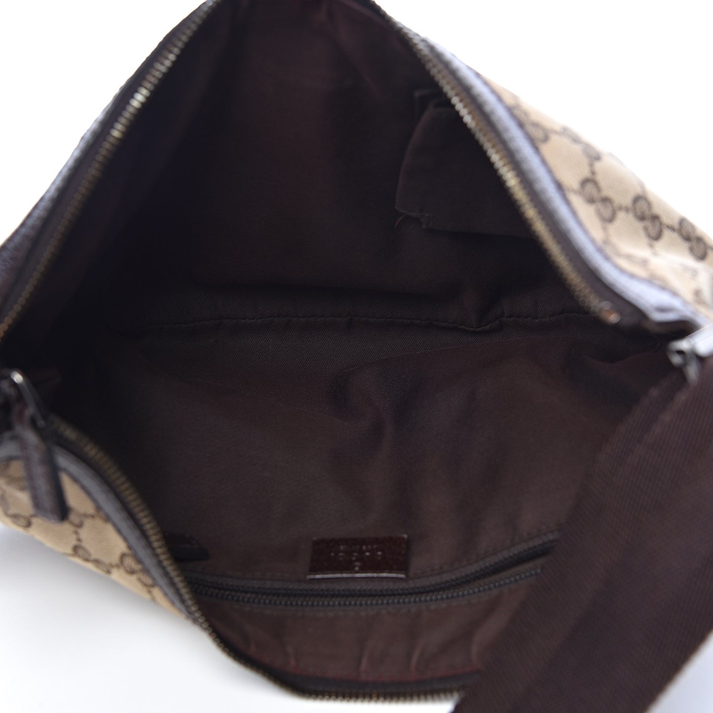 Monogram Medium Half Moon Hobo Dark Brown