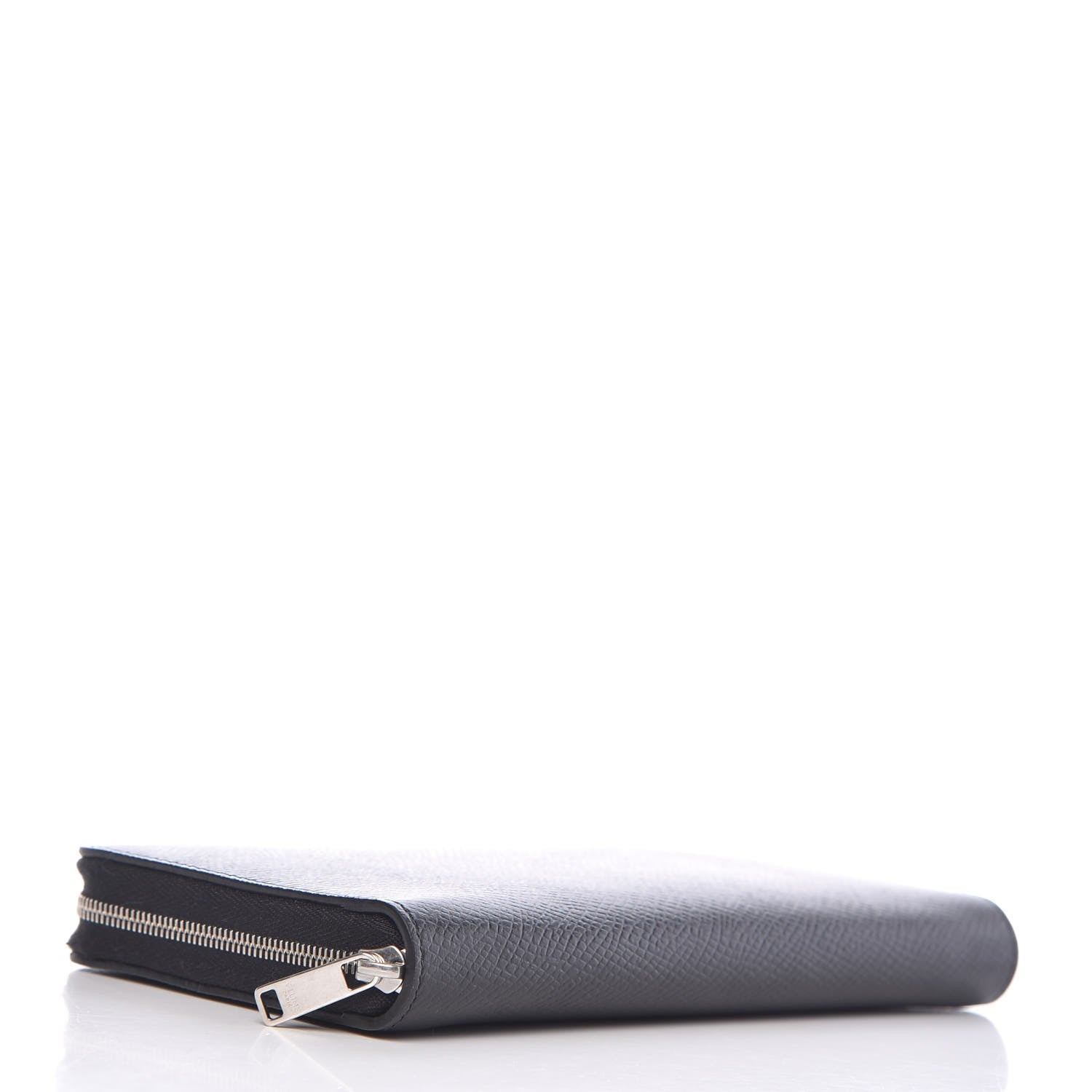 Celine Grained Calfskin Large Zip Around Multifunction Wallet Black 4 of 8