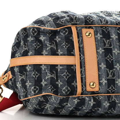 Louis Vuitton Denim Raye Cabas GM 8 of 9