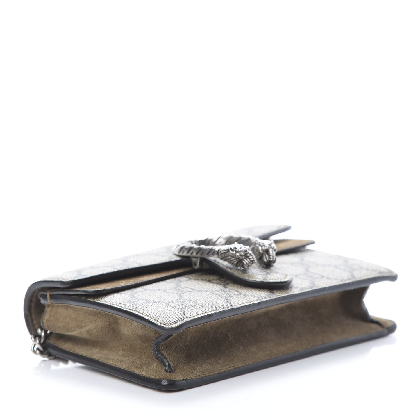 GG Supreme Monogram Super Mini Dionysus Shoulder Bag Taupe