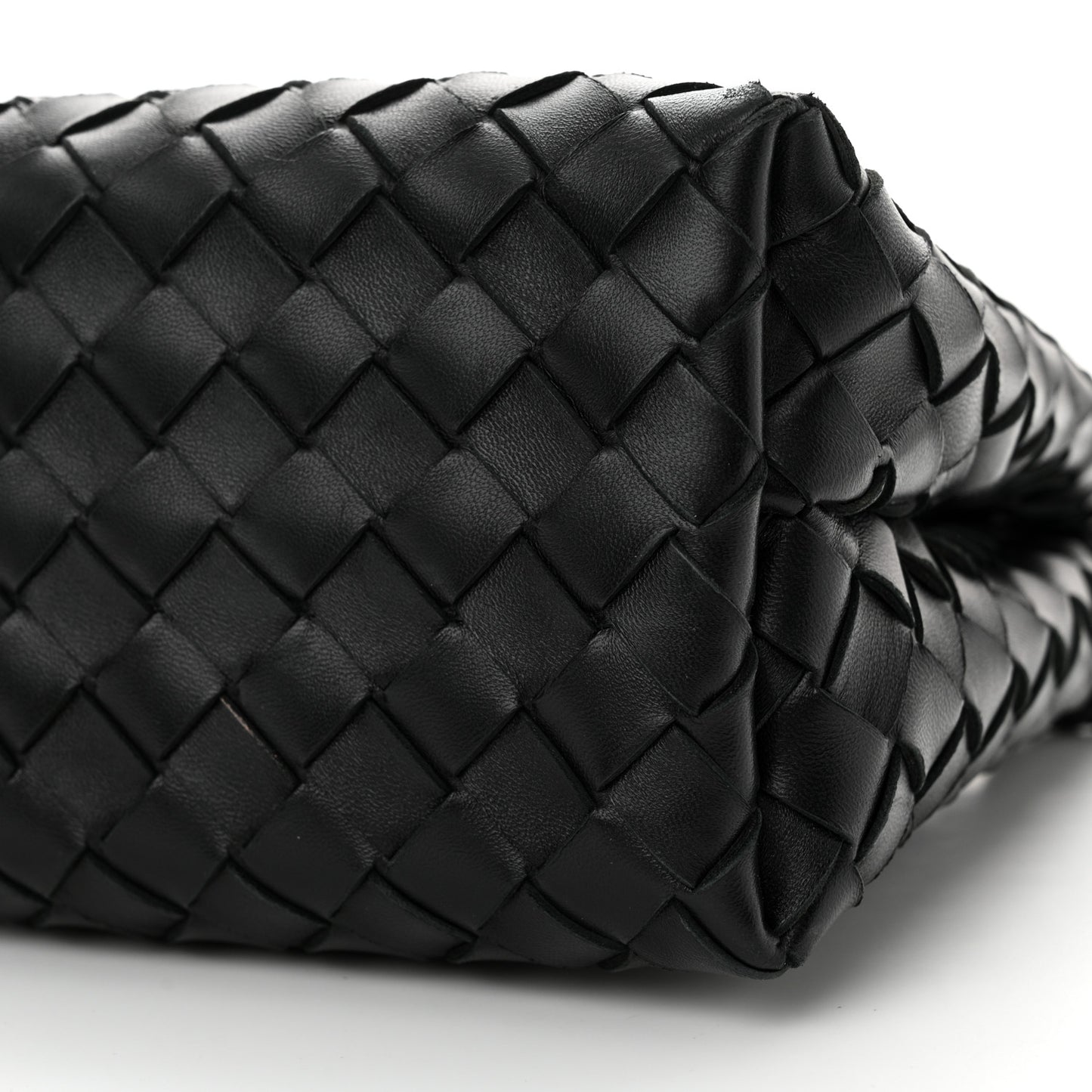 Nappa Intrecciato Small Andiamo Shoulder Bag Black