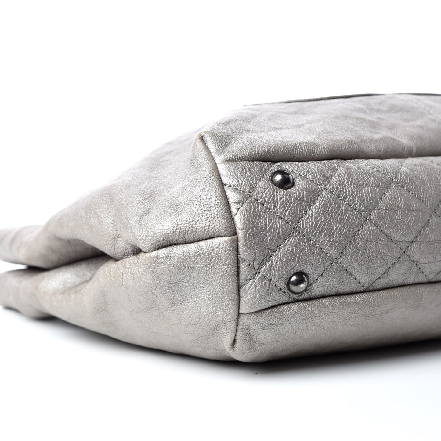 Calfskin Large Trianon Tote Grey