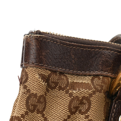 Gucci Monogram Small Abbey Tote Dark Brown 14 of 16