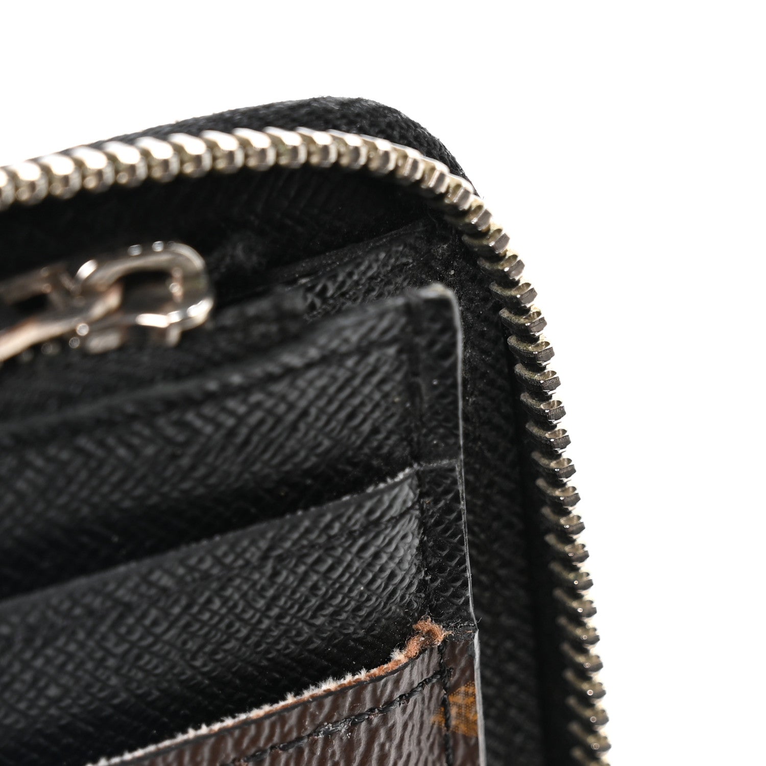 Louis Vuitton Monogram Macassar Vertical Zippy Wallet 8 of 9