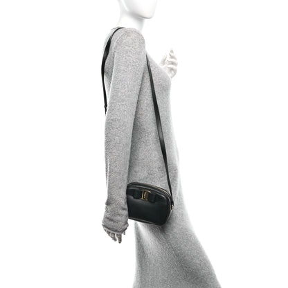 Salvatore Ferragamo Smooth Calfskin Vara Bow Camera Bag Black 2 of 11