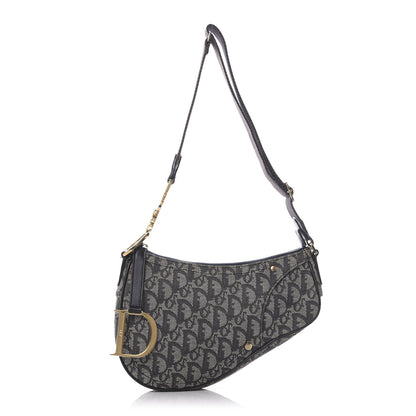 Christian Dior Monogram Saddle Pochette Blue 1 of 10