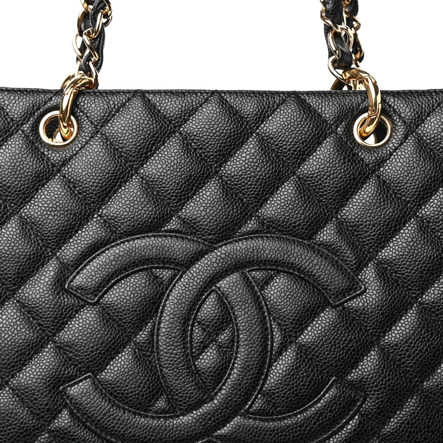 Chanel Caviar Quilted Grand Shopping Tote GST Black 10 of 10