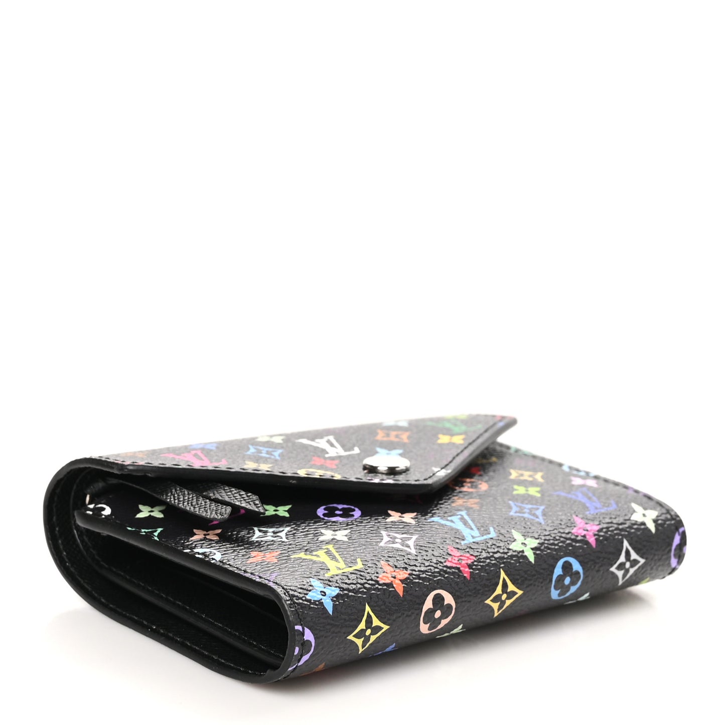 LV x TM Monogram Multicolor Victorine Wallet Black