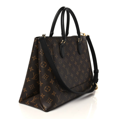 Louis Vuitton Monogram Flower Tote Black 3 of 6