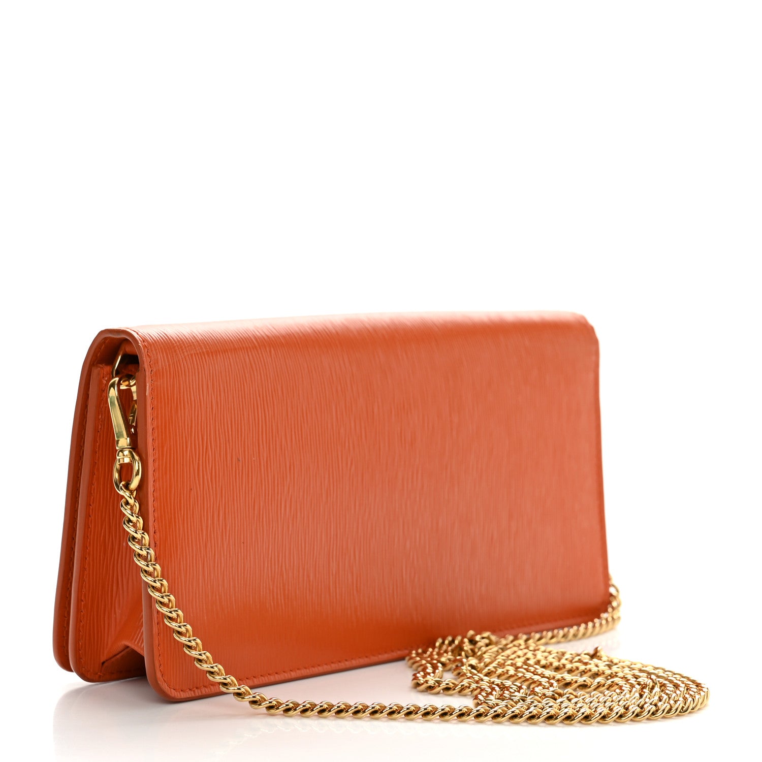 Prada Vitello Move Triangle Logo Miniborse Papaya 3 of 9