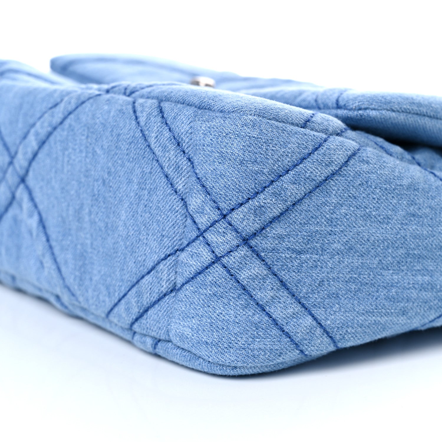Chanel Denim Quilted Medium Chanel 19 Flap Blue 9 of 10
