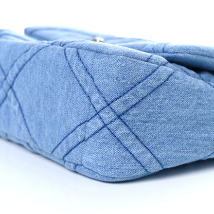 Chanel Denim Quilted Medium Chanel 19 Flap Blue 9 of 10