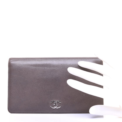 Chanel Caviar Sevruga Yen Wallet Lavender 3 of 26