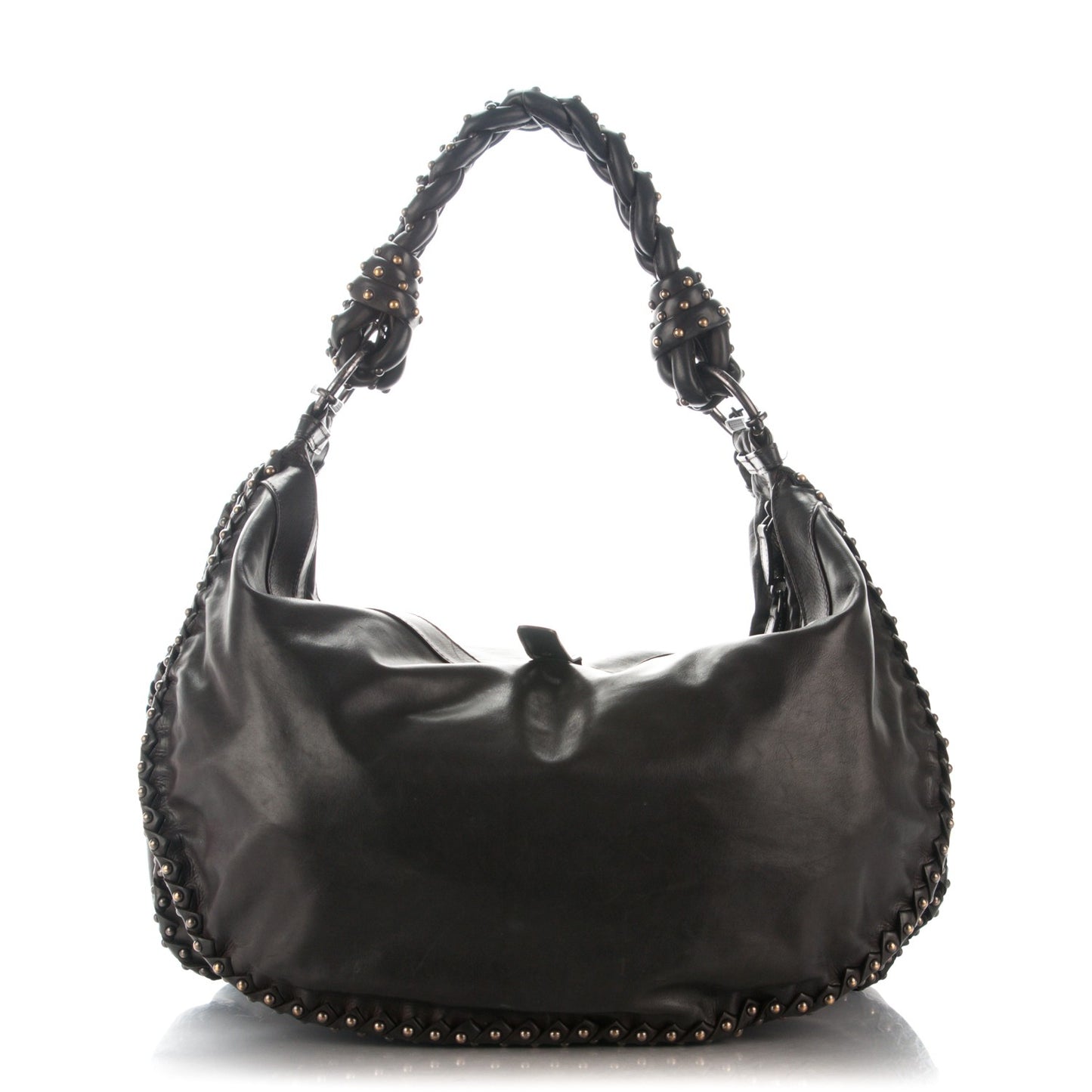 Waxed Calfskin Hobo Espresso