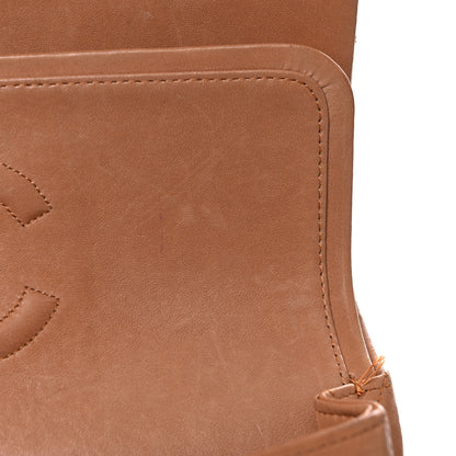 Chanel Lambskin Quilted Medium Double Flap Brown 12 of 46