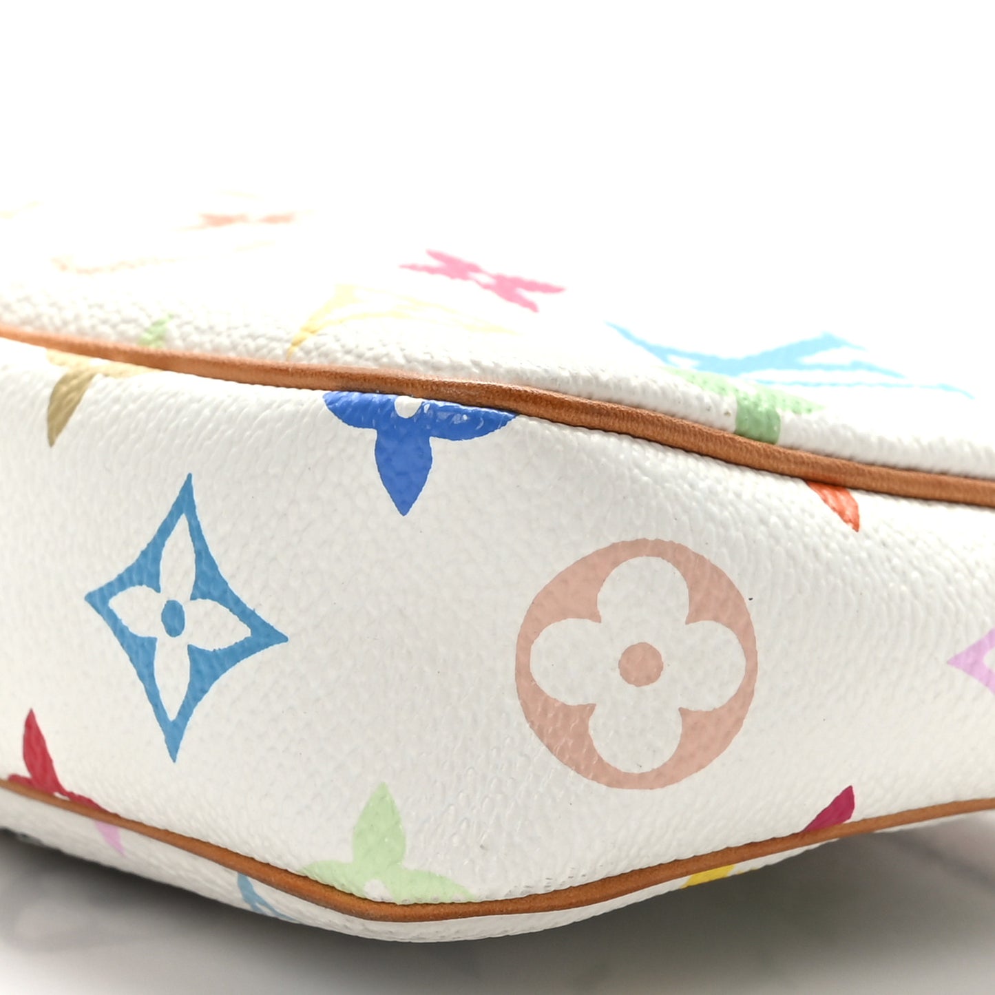 Monogram Multicolor Pochette Accessories White